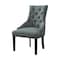 Alaterre Furniture Haeys Tufted Upholstered Dining Chairs, Grey Set of 2, PR ANHT02FDC - alternate 10